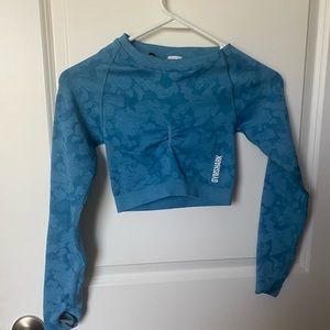 Gymshark Adapt Camo Seamless Long Sleeve crop top